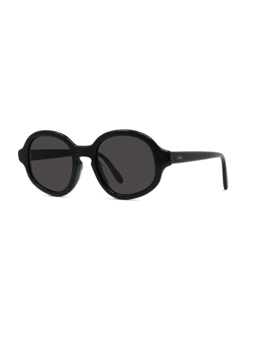 Loewe Black Lw40184u Oval Glossy Sunglasses