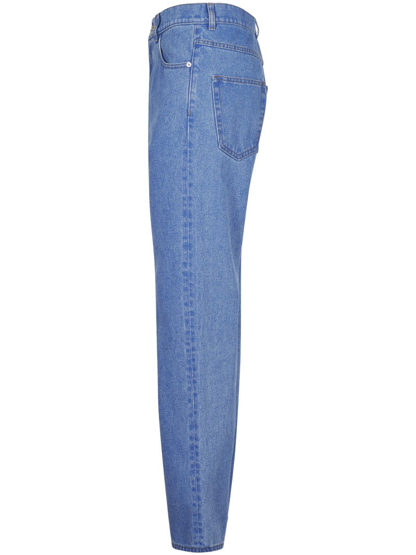 Marni Straight Leg Denim Trousers With Five-Pocket Design