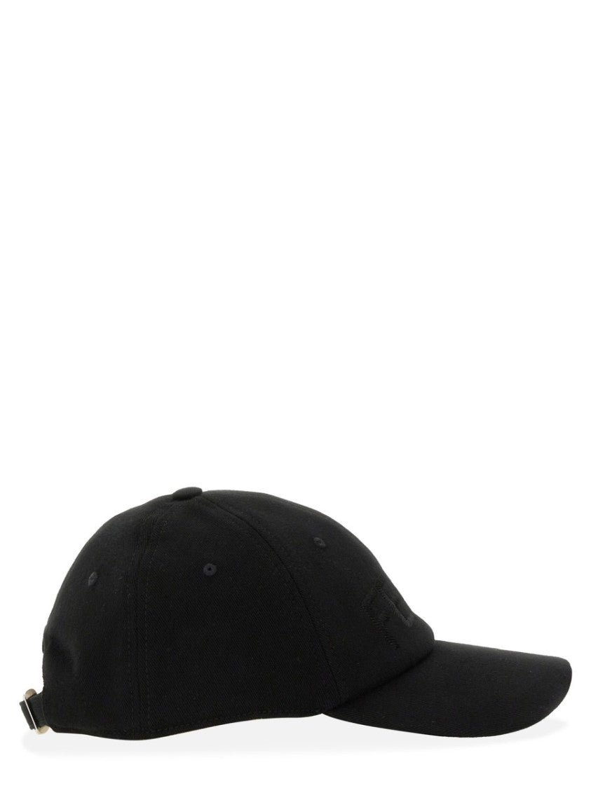 Fendi Structured Black Baseball Hat