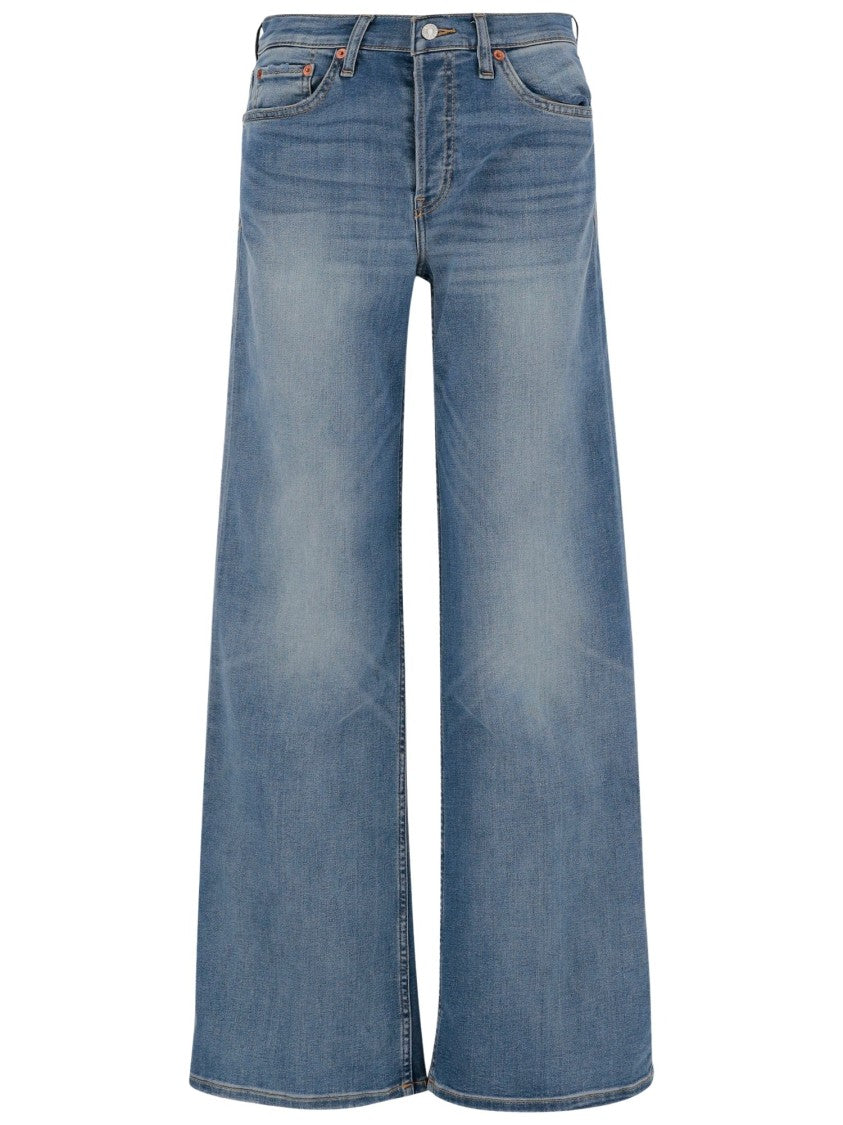 Re/Done Cotton Blend Denim Jeans