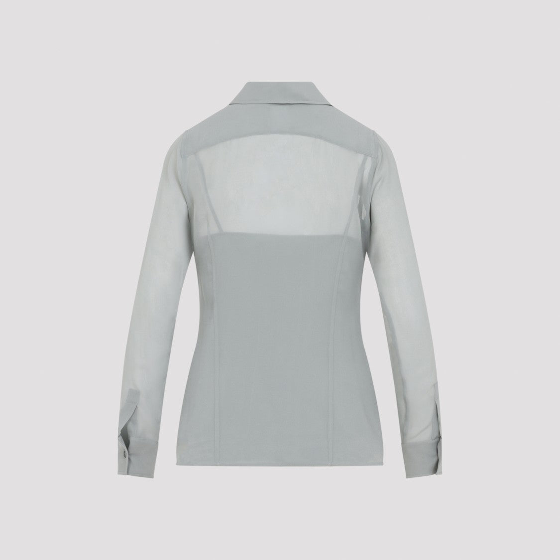 Max Mara Silk Shirt With Classic Collar