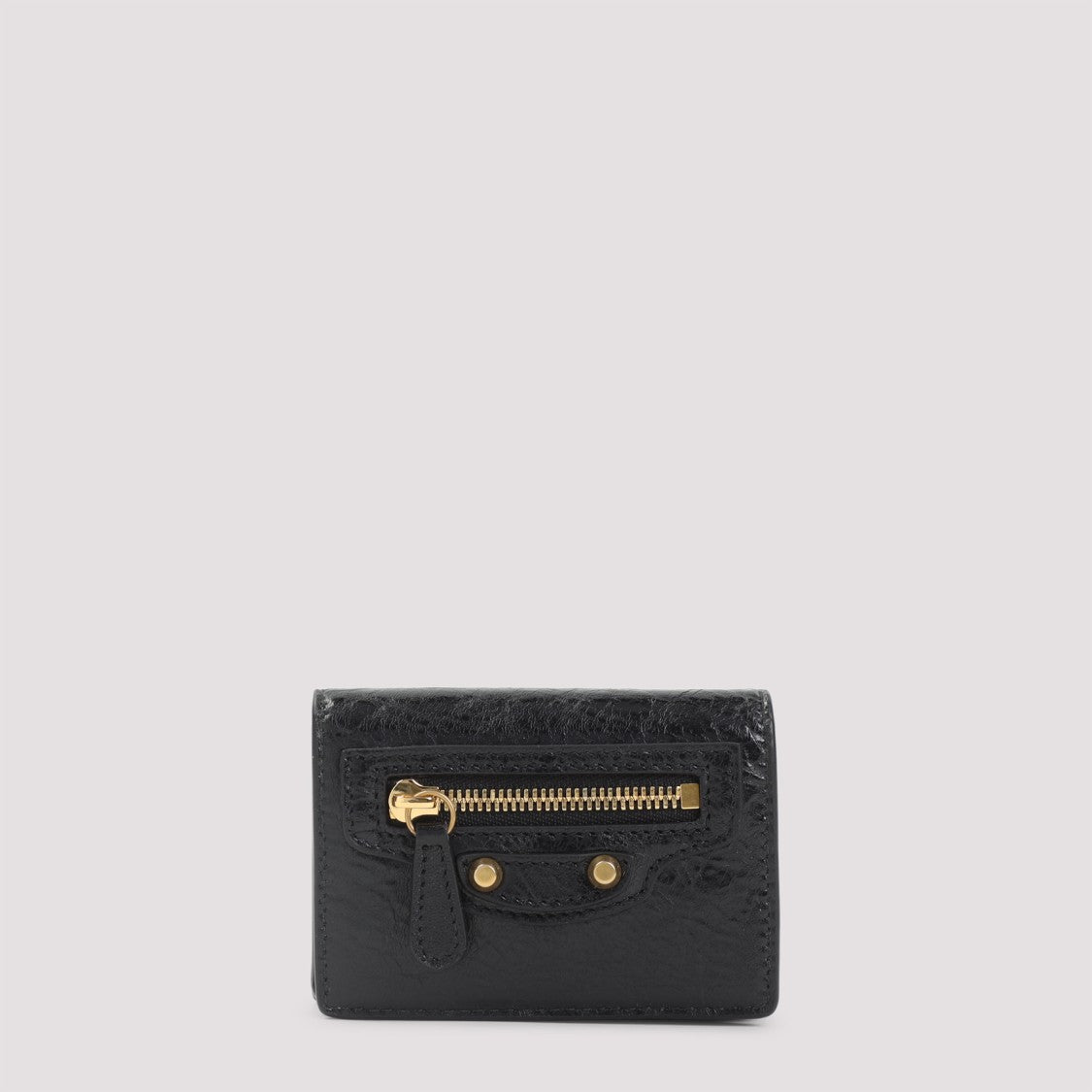 Balenciaga Black Lamb Leather Le City Mini Wallet
