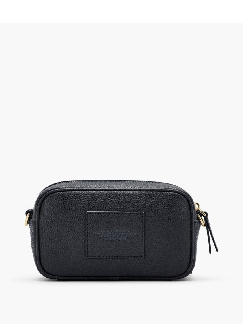 Marc Jacobs Structured Black Crossbody Bag With Bold Logo
