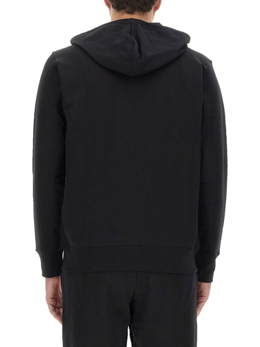 Ps Paul Smith Playful Zebra Patch Black Hoodie