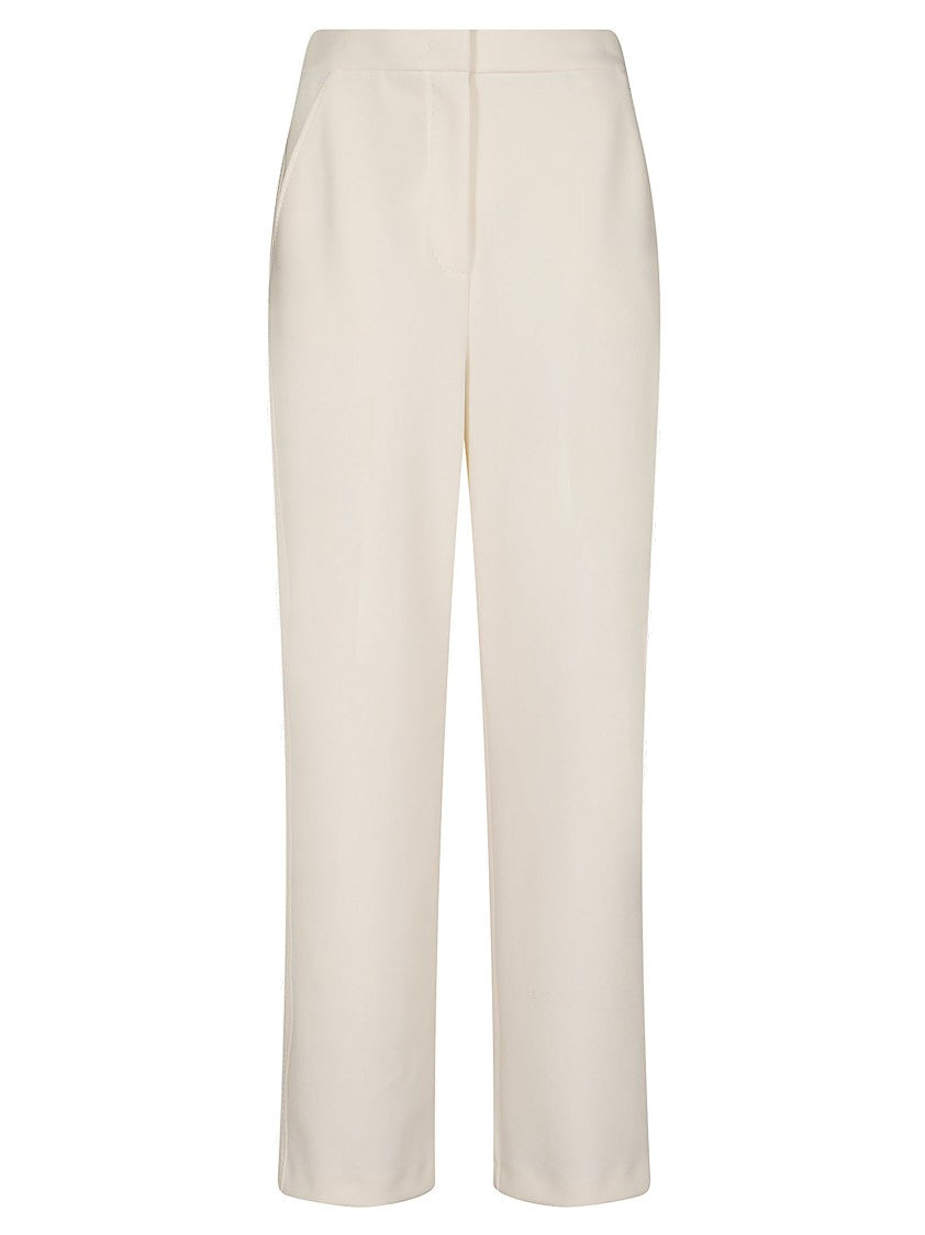 Max Mara Ivory Cigarette Tailored Trousers