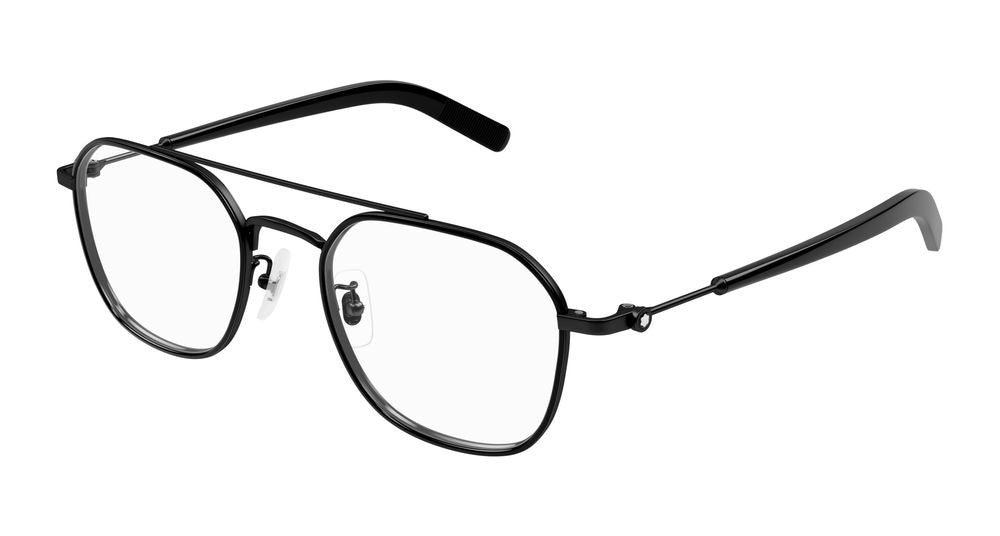 Montblanc Black Mb0391oa Metal Frame Eyeglasses