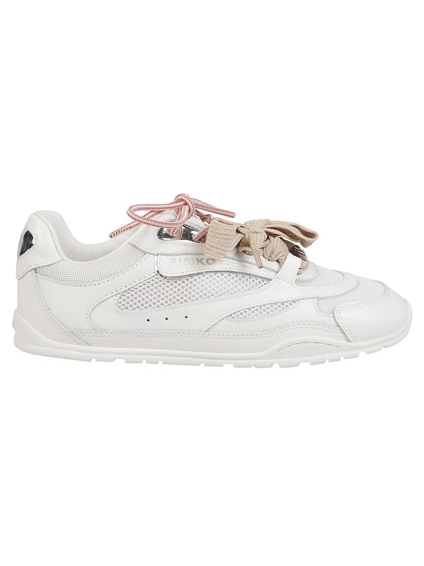 Pinko Yulia 01 Low Top Calf Leather Sneakers