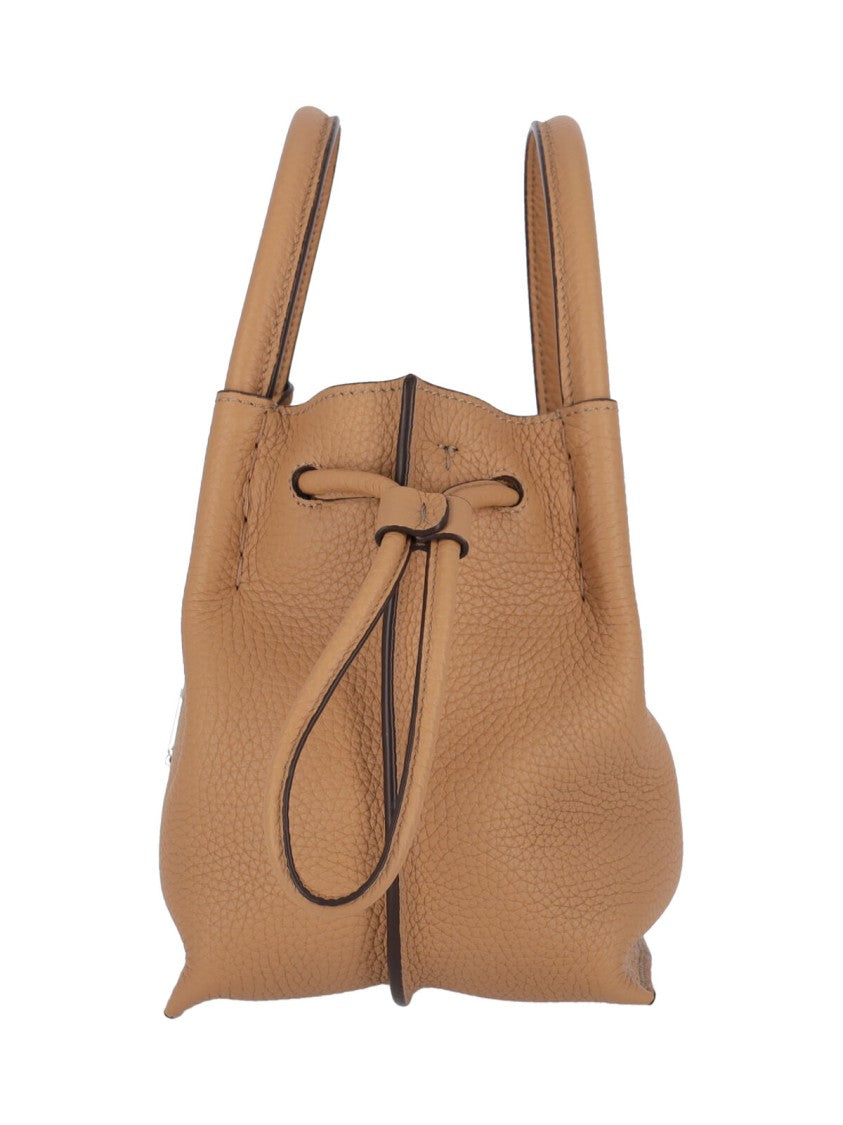 Tod's Pebbled Leather Bucket Bag
