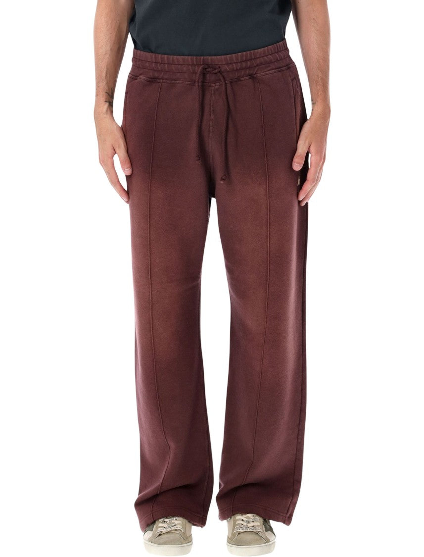 Golden Goose Burgundy Relaxed-Fit Jogging Pants With Adjustable Waistband