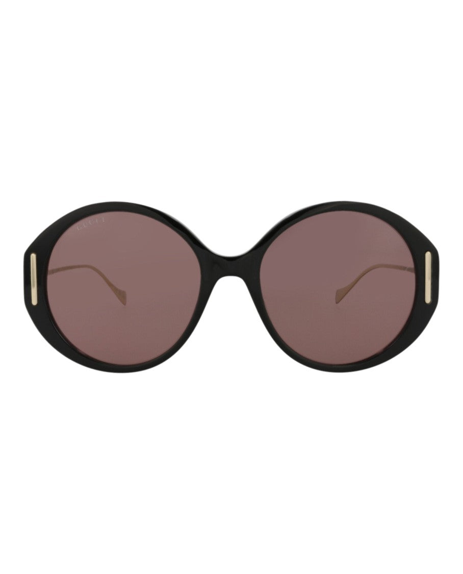 Gucci Round-Frame Acetate Sunglasses