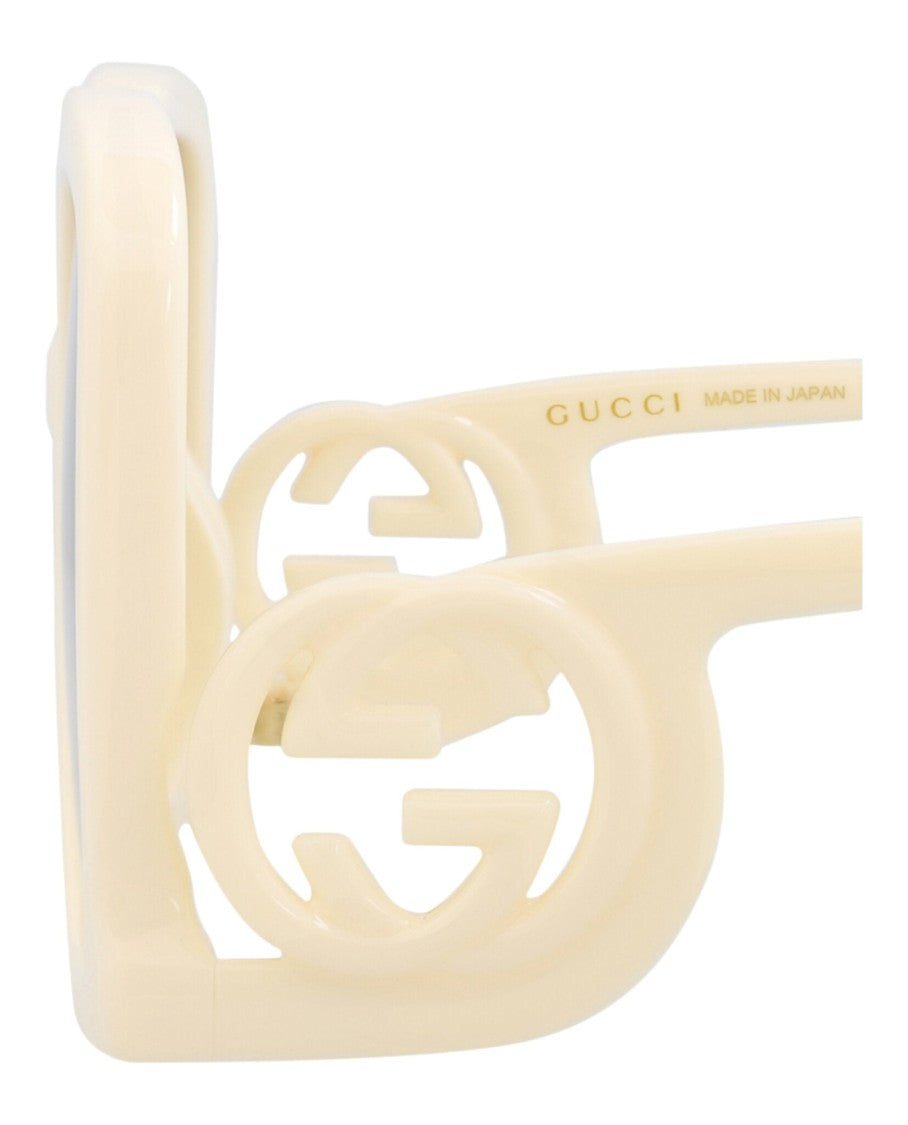 Gucci Square-Frame Injection Sunglasses