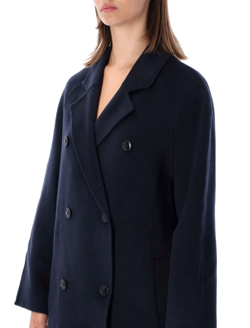 Loulou De Saison Irvin Double-Breasted Coat In Wool And Cashmere Blend