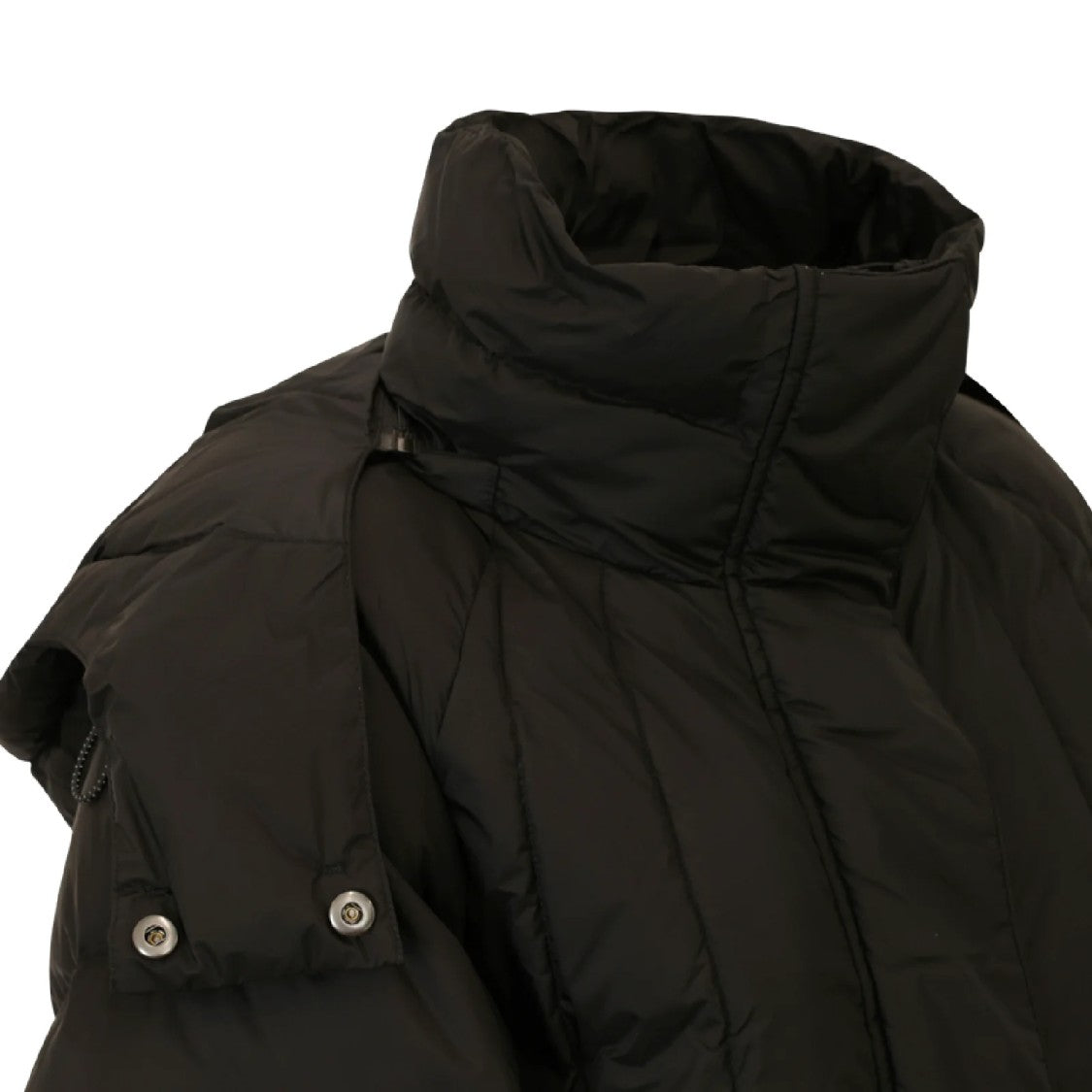 Max Mara Quilted Padded Jacket With High Collar