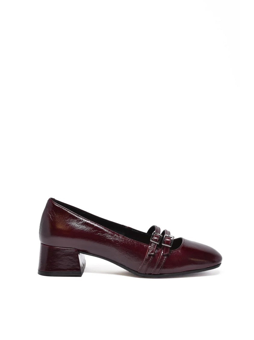 Carmens Red Leather Pointed Pumps