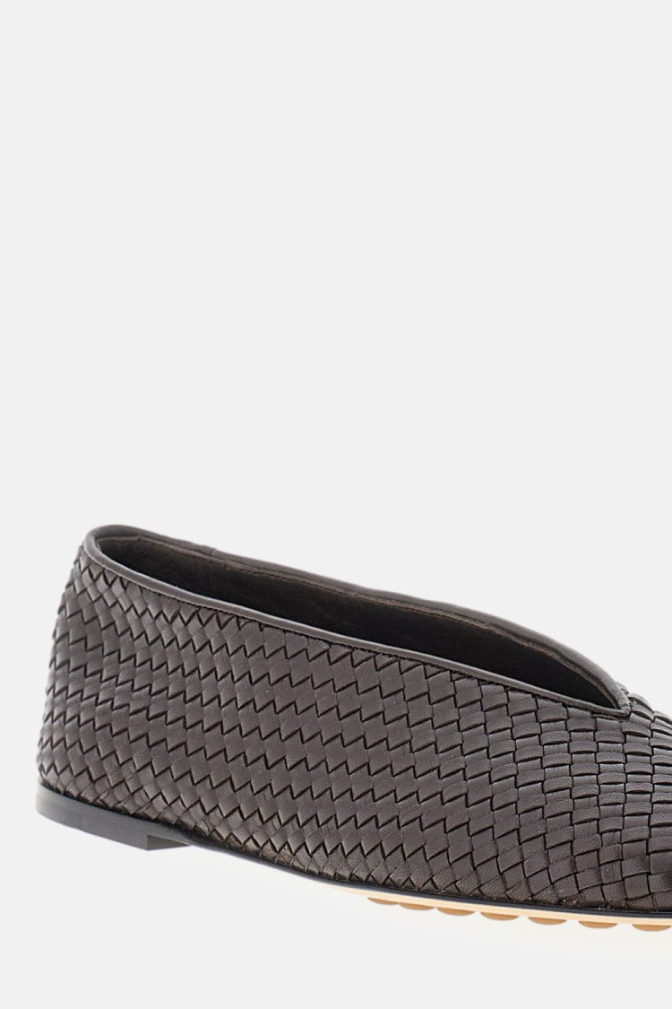 Bottega Veneta Ballerina Flats In Braided Leather