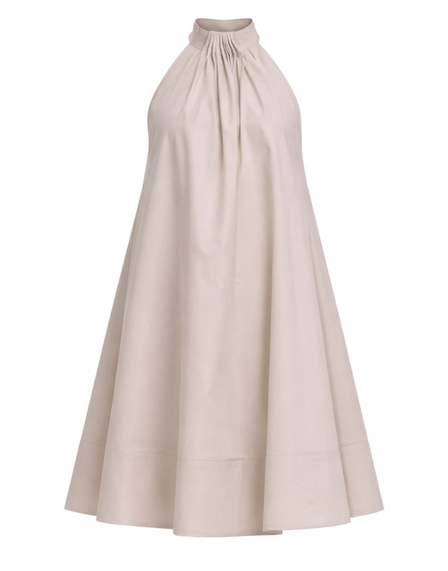 Hira Deep Blue Cropped Wide-Leg Pants