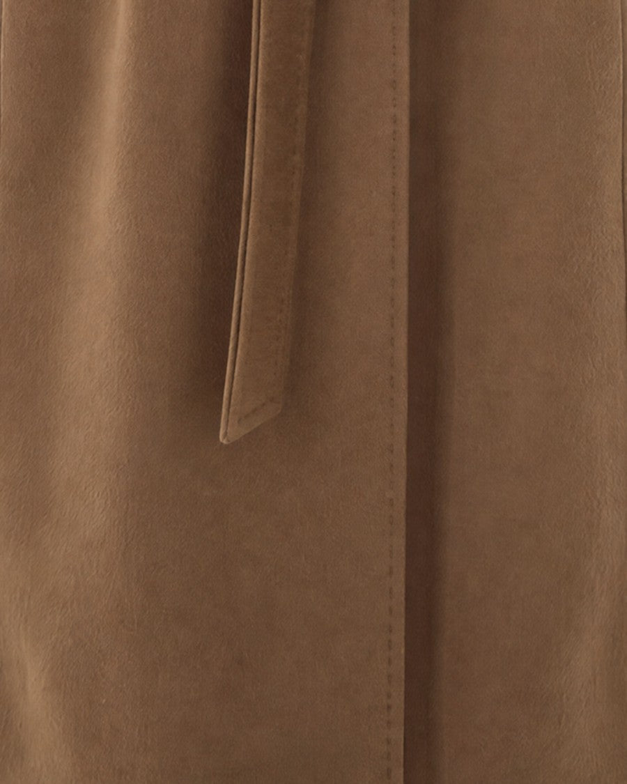 Max Mara Cuoio Loriana Shawl Collar Pure Wool Coat