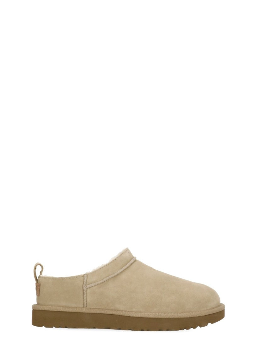 Ugg Beige Classic Micro Shearling Loafers