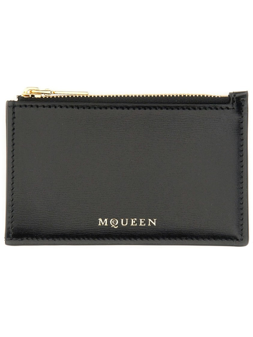 Alexander Mcqueen Zippered Card Holder