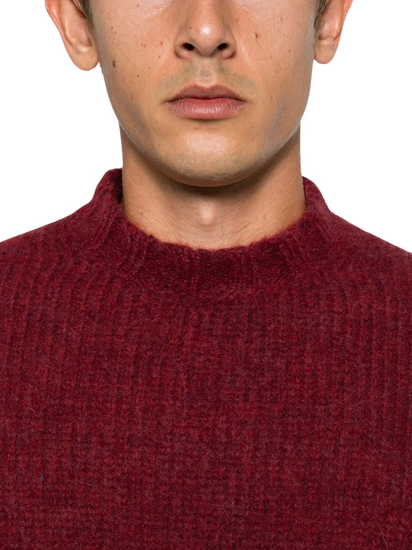 Doppiaa Ribbed Mock-Neck Sweater