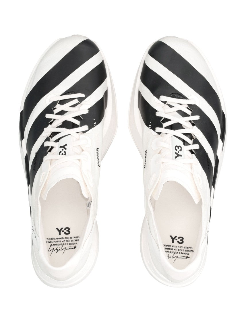 Y-3 Adios Pro 4 White Sneakers