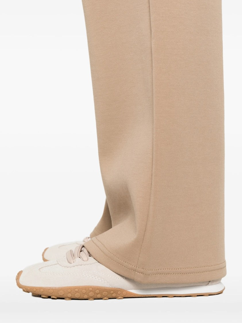 Max Mara Brown Smmbrioso High-Waisted Wide-Leg Trousers
