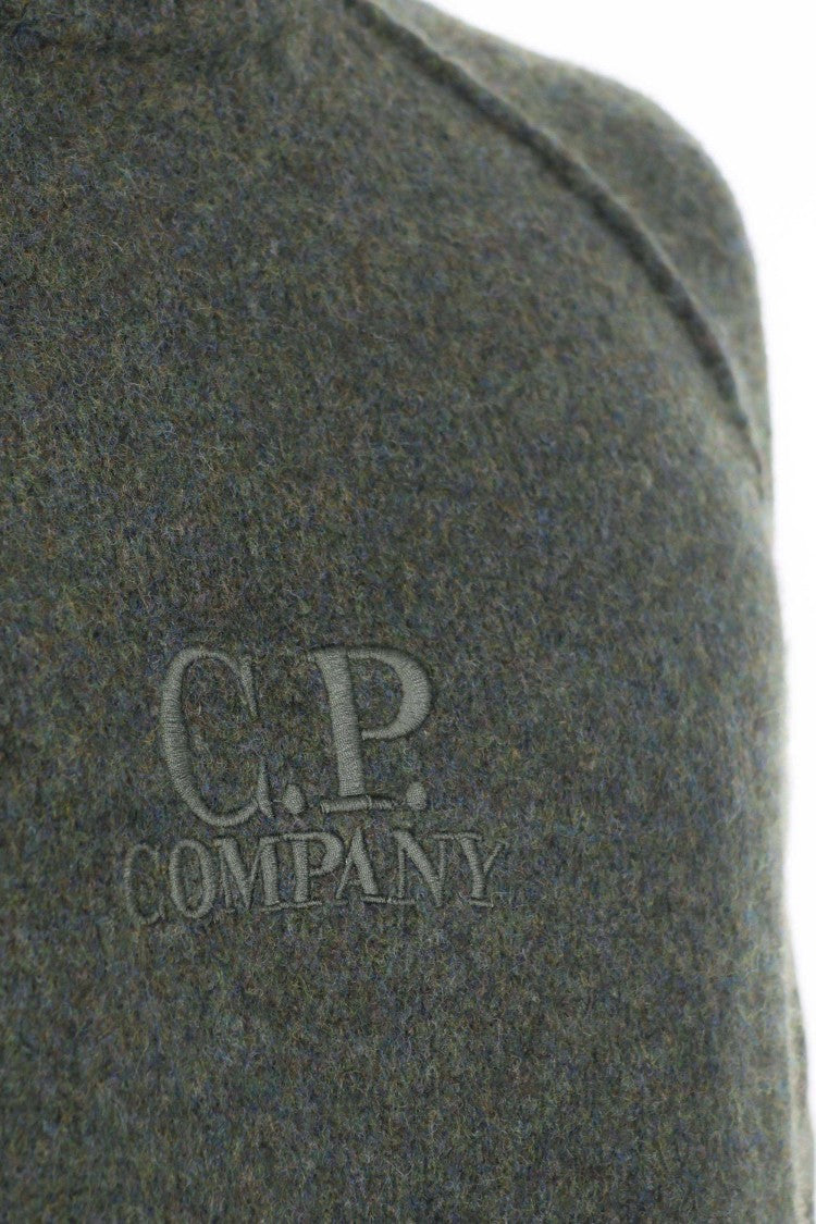 C.P. Company Wool Crewneck Sweater With Central Logo
