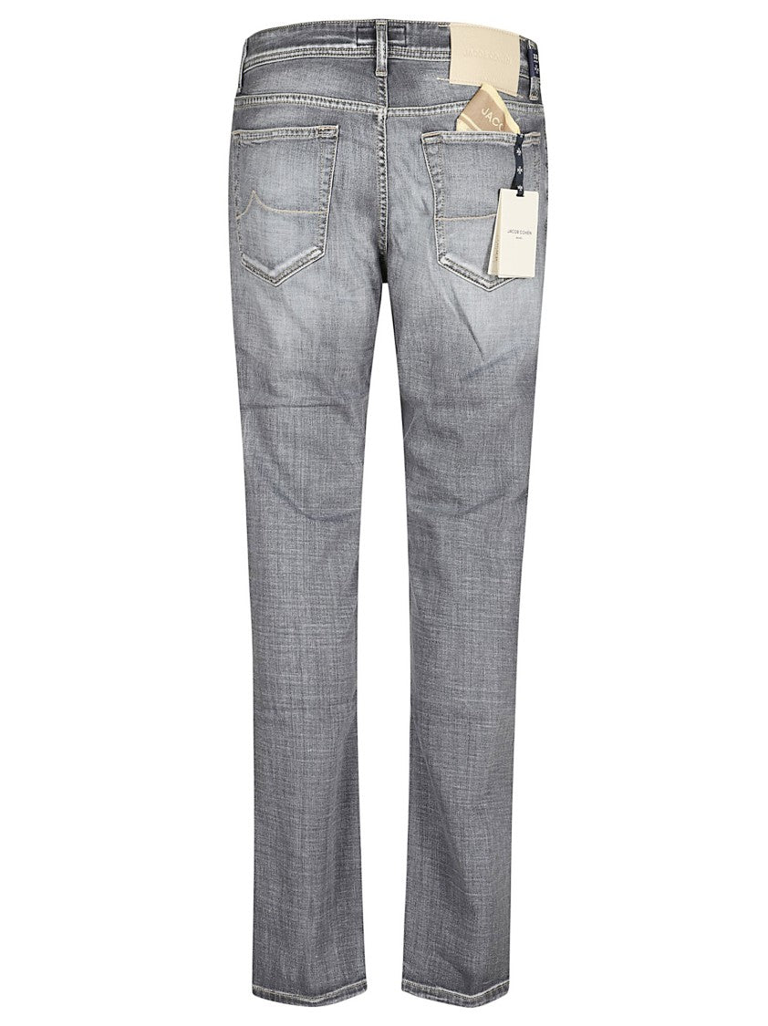 Jacob Cohen Slim-Fit Jeans With Five-Pocket Design And Tailored Closure