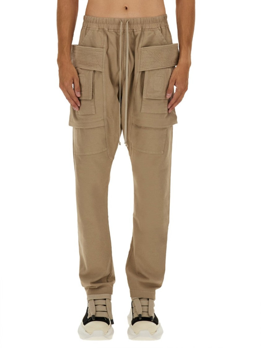 Drkshdw By Rick Owens Relaxed Fit Brown Cargo Pants