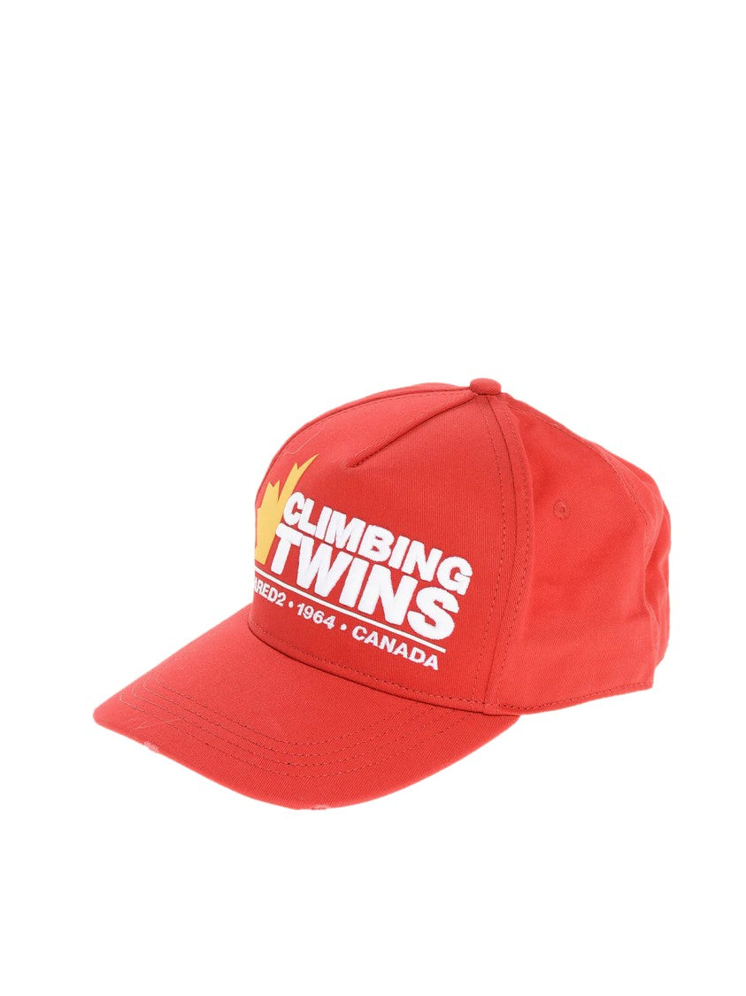 Dsquared2 Climbing Twins Logo Baseball Cap
