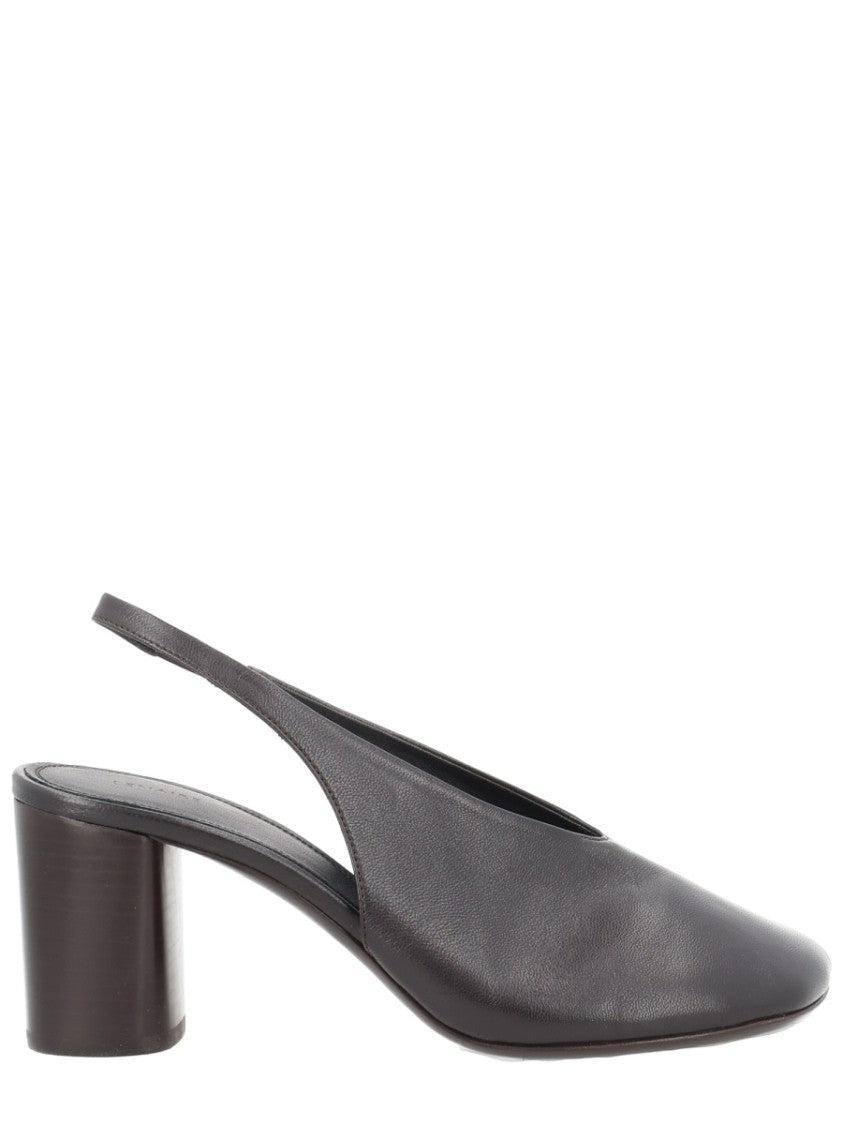 Lemaire Neutral Glove Rounded Toe Leather Pumps