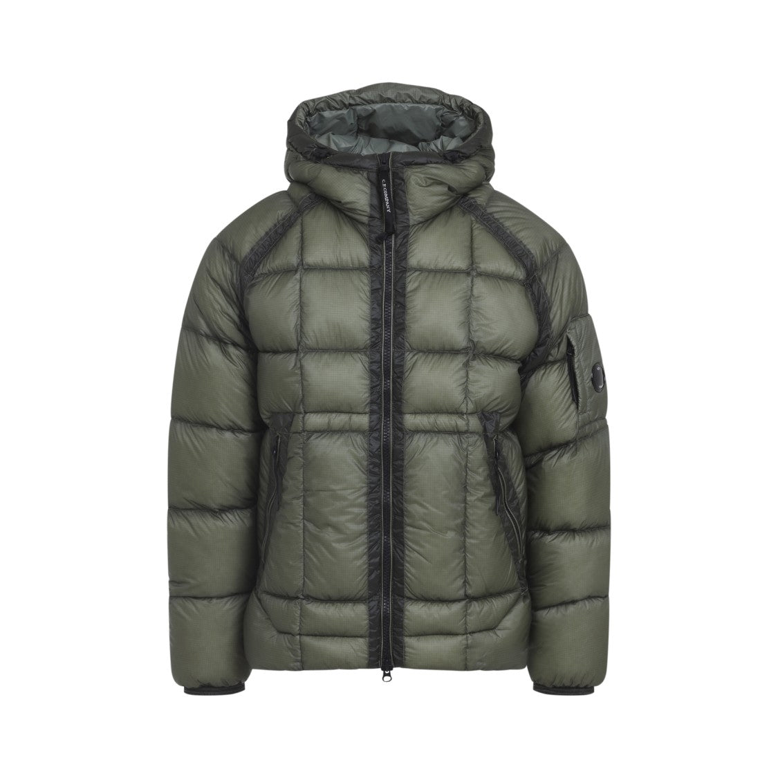 C.P. Company Padded Down Jacket With Quilted Design