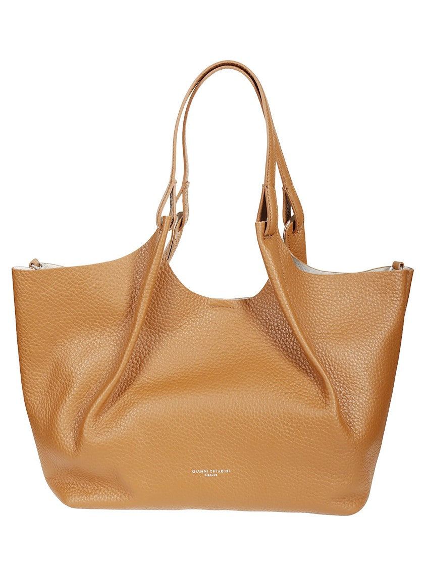 Gianni Chiarini Versatile Calf Leather Bag With Hand Handles