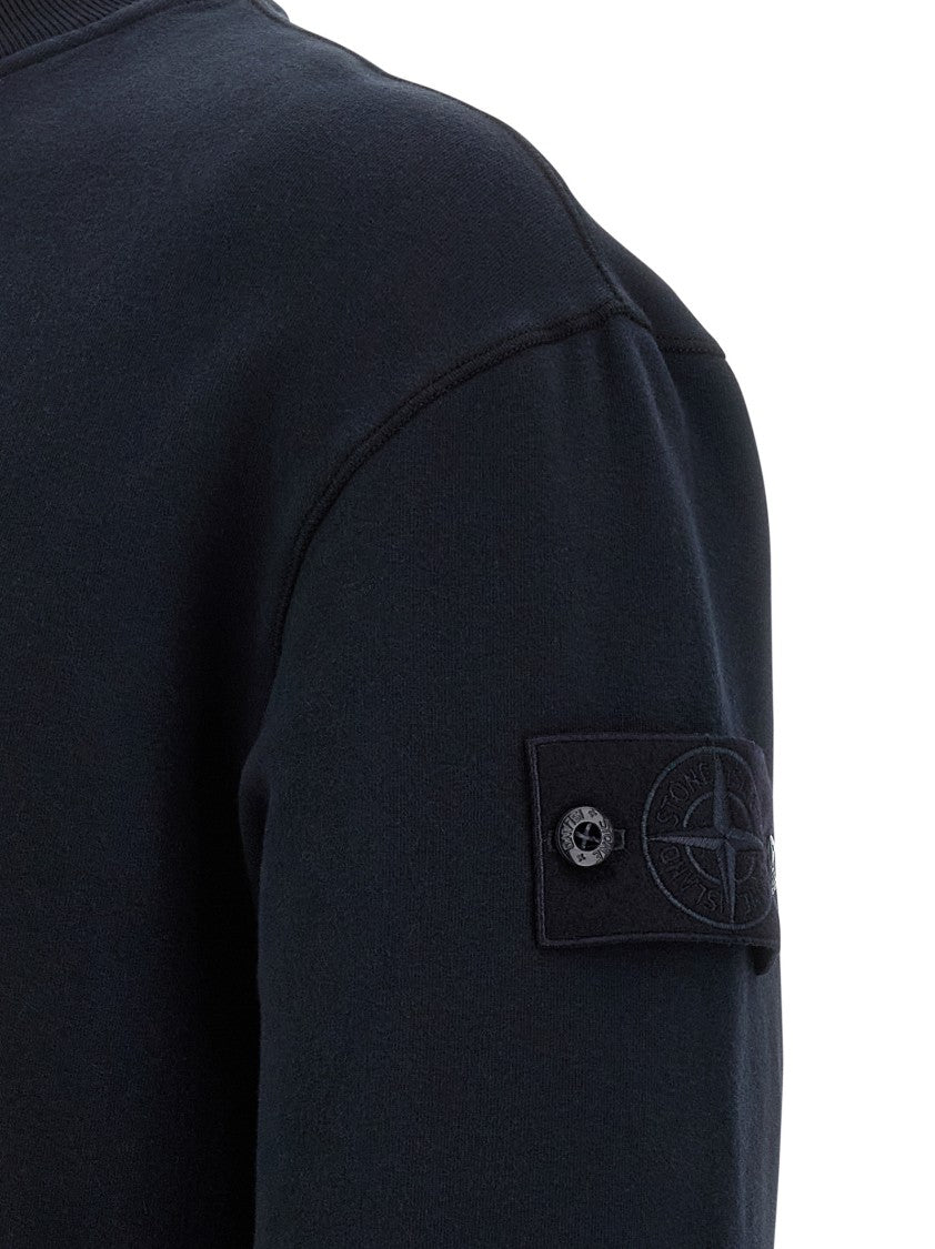 Stone Island Logo Badge Sweatshirt