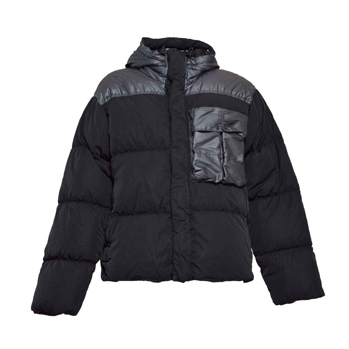 C.P. Company Black Eco Chrome-R Puffer Jacket In Nylon