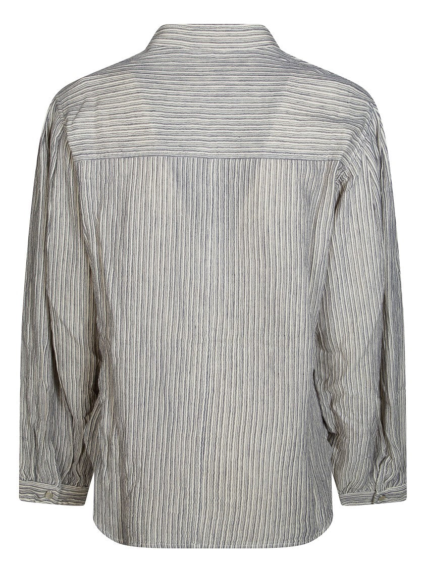 Isabel Marant Étoile Selvia Grey White Striped Shirt
