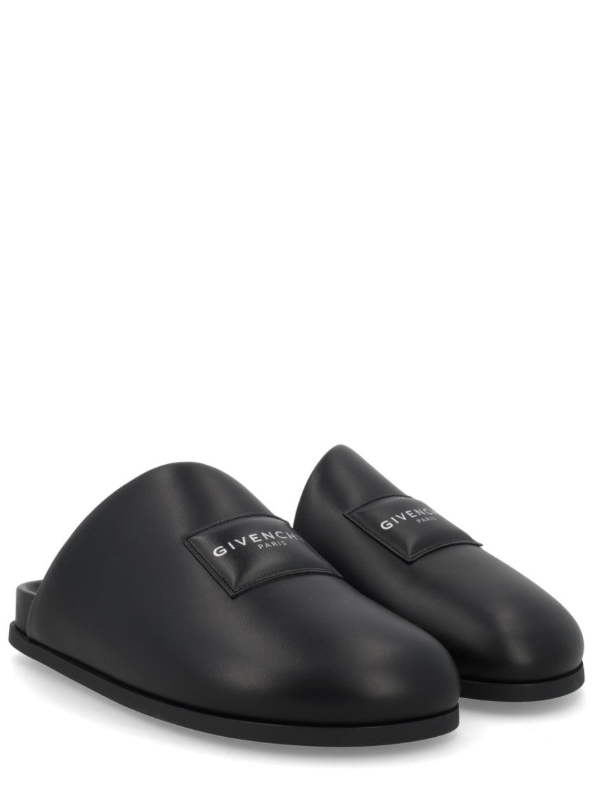 Givenchy Black Puffy Lamb Leather Loafers