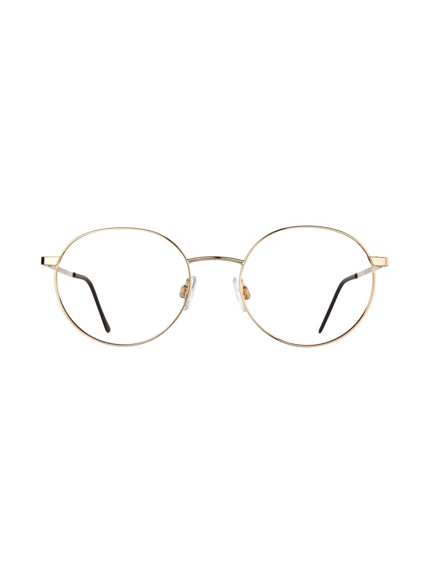Look At Me Oval-Shaped Optical Frames With Delicate Metal Accents