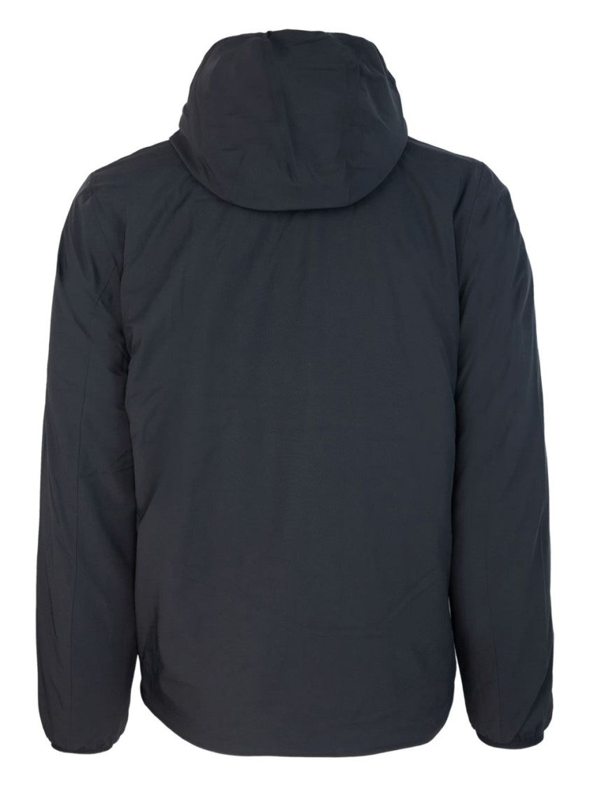 K-Way Reversible Hooded Jacket With Padded Design And Striped Accents
