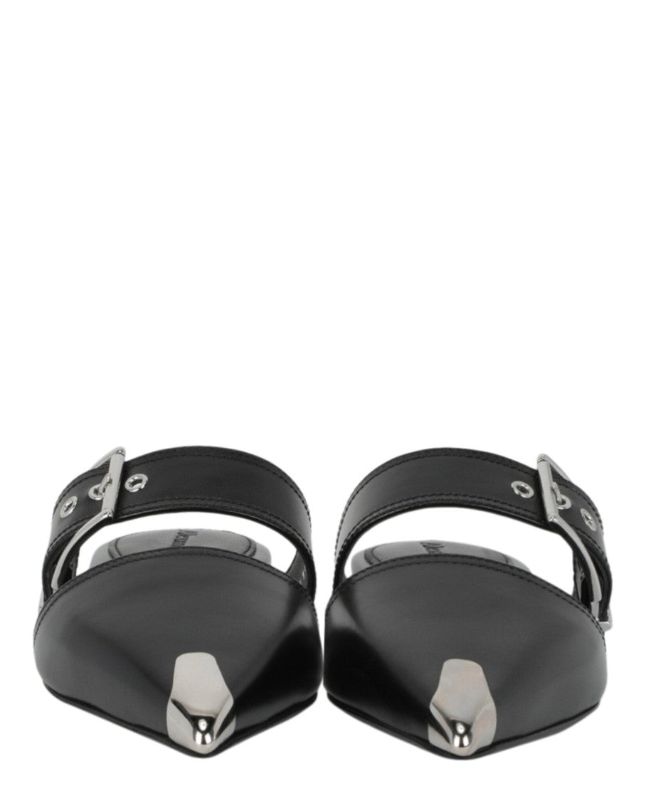 Alexander Mcqueen Punk Leather Flats