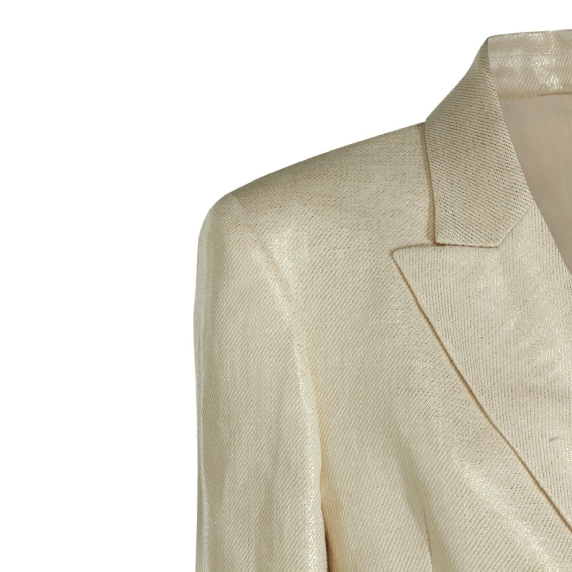 Brunello Cucinelli Double-Breasted Jacket With Wide Lapels And Textured Finish