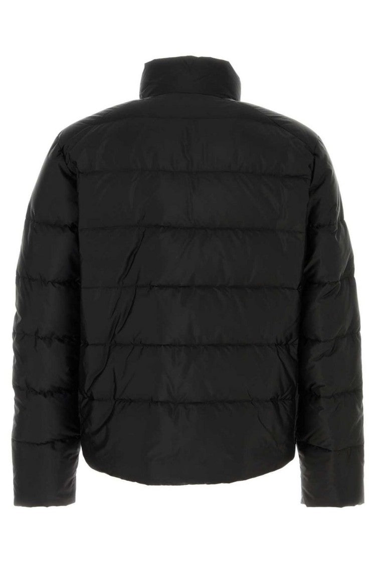 Prada Quilted Down Coat With High Collar