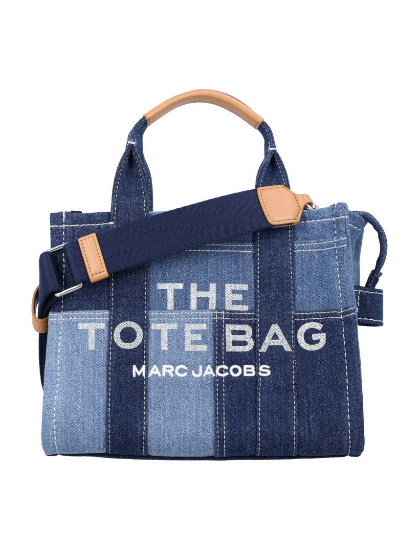 Marc Jacobs Denim Patchwork Small Tote Bag