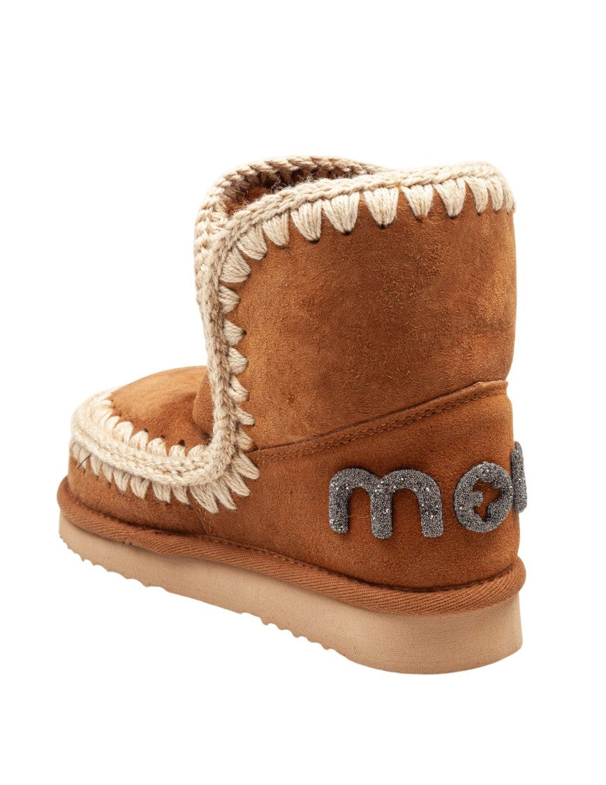Mou Cognac Eskimo 18 Boot In Suede