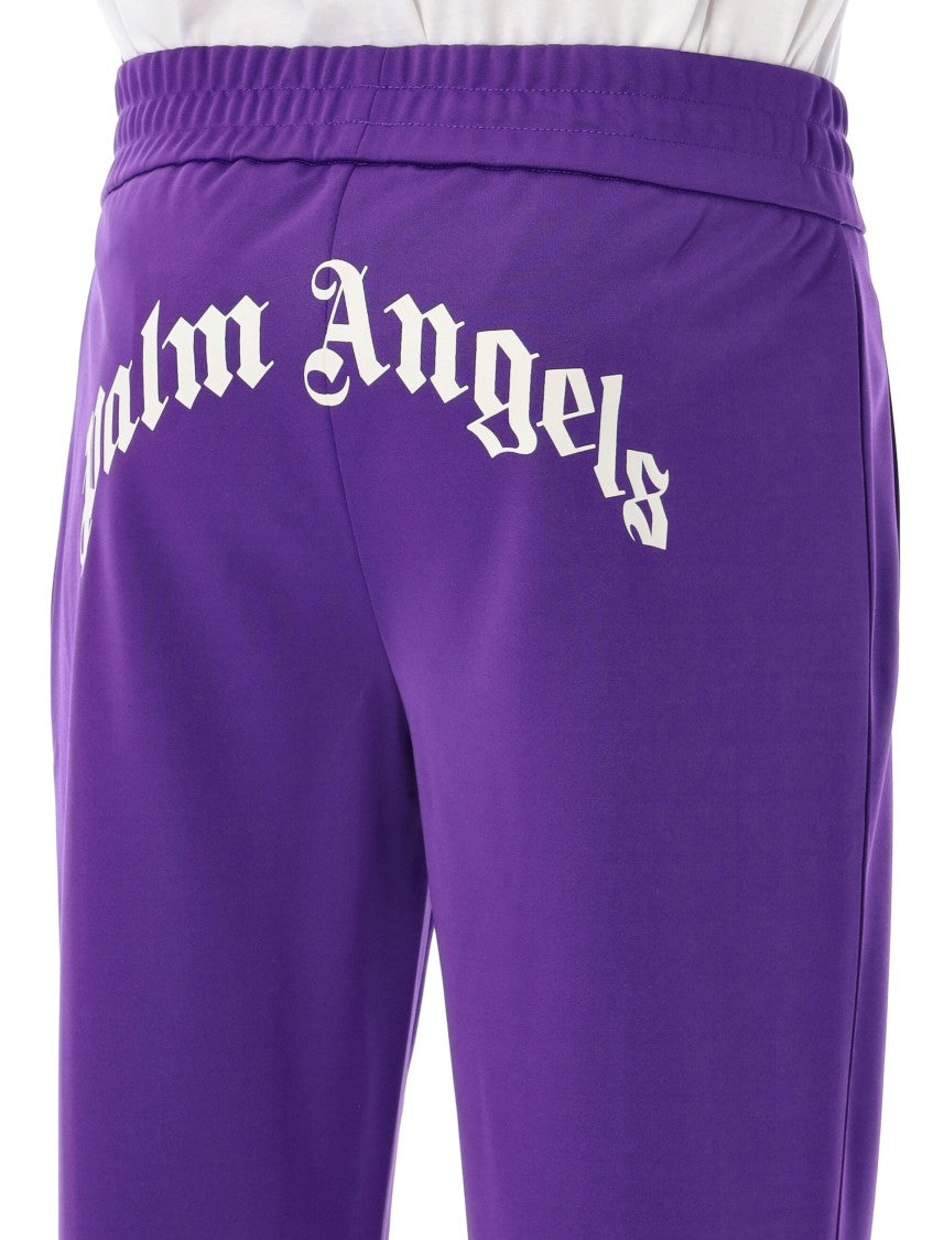 Palm Angels Back Curved Logo Track Pants