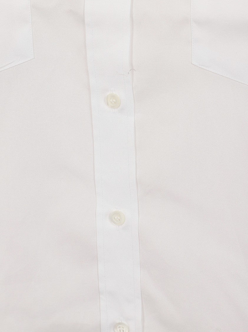 Dries Van Noten Relaxed-Fit White Cotton Poplin Shirt