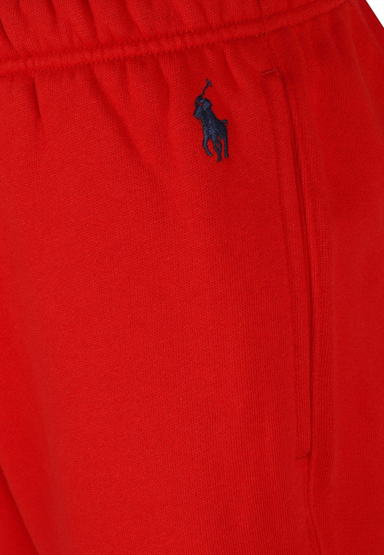 Polo Ralph Lauren Knitted Jogging Pants With Elastic Waistband And Iconic Pony