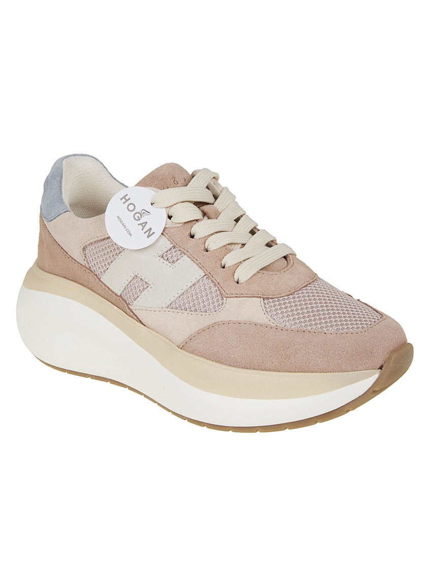 Hogan Maxi I Active Sneakers In Suede And Mesh