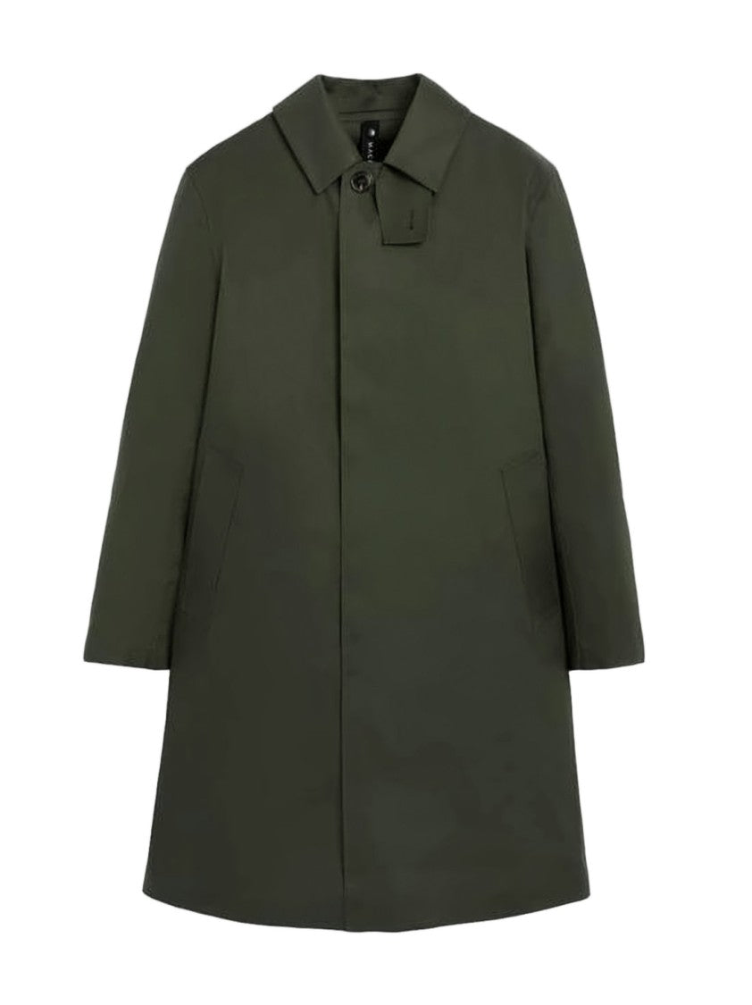 Mackintosh Knee-Length Minimalist Mackintosh Raincoat