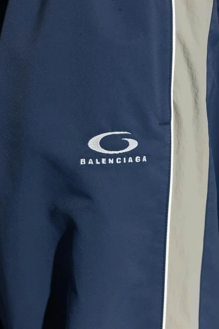 Balenciaga Navy Blue Relaxed Fit Jogger Pants